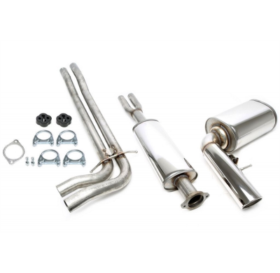 Sistema de acero inoxidable TA Technix Tubo de escape: 1x100 mm, redondo / enrollado con aprobación CE  Valido para: Volvo S60 I