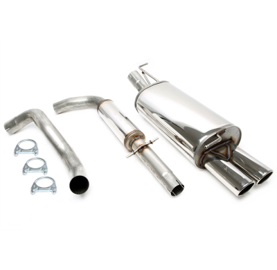 Sistema de acero inoxidable TA Technix Tubo de escape: 2x80 mm, redondo / enrollado con aprobación CE  Valido para: Audi A3 Tipo