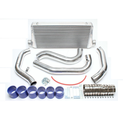 Kit de intercooler TA Technix Dimensiones tamaño neto 590x295x75mm Diámetro de conexión 77mm Ancho total 775mm  Valido para: Maz