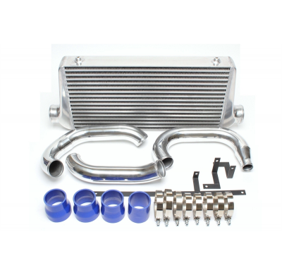 Kit de intercooler TA Technix Dimensiones tamaño neto 590x295x75mm Diámetro de conexión 80mm Ancho total 780mm  Valido para: Mit