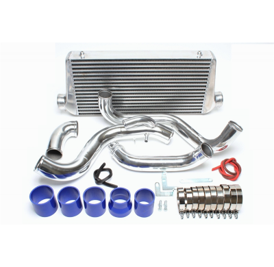 Kit de intercooler TA Technix Dimensiones tamaño neto 590x300x75mm Diámetro de conexión 78mm Ancho total 780mm  Valido para: Nis