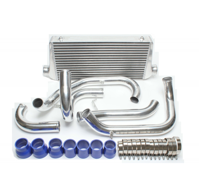 Kit de intercooler TA Technix Dimensiones tamaño neto 590x300x75mm Diámetro de conexión 80mm Ancho total 780mm  Valido para: Sub