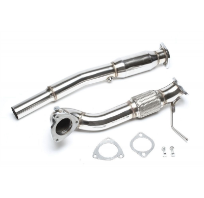 Downpipe de acero inoxidable TA Technix 3 / Downpipe de 76 mm con catalizador y paquete de juntas Conexión al turbocompresor est