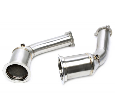 Downpipe de acero inoxidable TA Technix  con catalizador, para modelo con dirección a la izquierda  Valido para: Audi A4 Avant-R