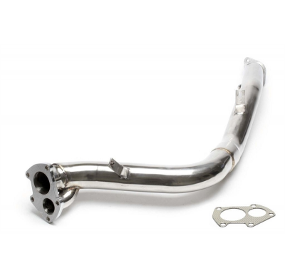 Downpipe de acero inoxidable TA Technix 3/76 mm Downpipe, con conexión Lamba con junta de brida en el turbocompresor  Valido par