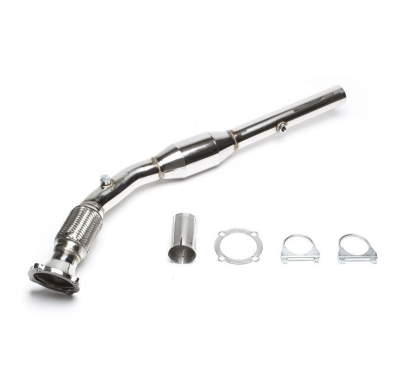 Downpipe de acero inoxidable TA Technix 2,5/ Downpipe de 63,5 mm con catalizador Conexión al turbocompresor K03 200 catalizador