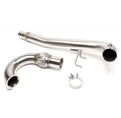 Downpipe de acero inoxidable TA Technix 3 / Downpipe de 76 mm para motores VAG 1.8 / 2.0l FSI Valido para Audi / Seat / Skoda /