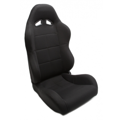 Asiento deportivo TA Technix - negro, perforado, ajustable, lado izquierdo Asiento de media carcasa con mecanismo de plegado Dim
