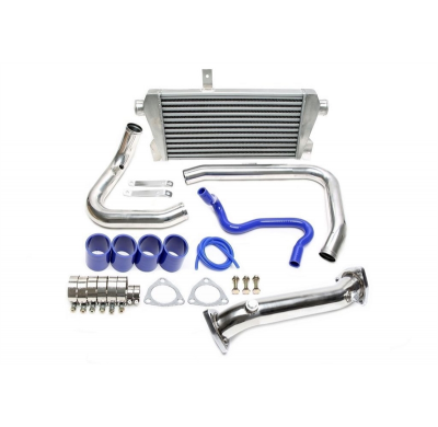 TA Technix Upgrade Kit Intercooler + Downpipe  Intercooler: Dimensión red 190x190x95mm Diámetro de entrada y salida de los tubos