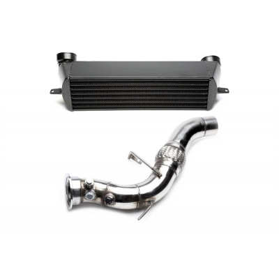 Kit de actualización TA Technix Intercooler + Downpipe  Intercooler: Dimensiones: Dimensión principal: 515 x 135 x 120 mm Conexi