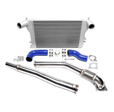 Kit de actualización TA Technix Kit de intercooler + Downpipe  Intercooler: Dimensiones: Dimensión de red 595 mm x 400 mm x 56 m