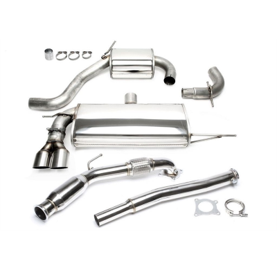 TA Technix Upgrade Kit Downpipe con catalizador + sistema de acero inoxidable Escape: 2x80mm round sharp  Downpipe: 3/ 76mm down