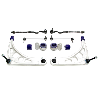 Juego de trapecios TA Technix eje delantero con casquillos de PU Modelos con estabilizador de Ø 24 mm  compuesto por: TA Technix