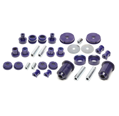 Ta Technix Pu-Bujes Kit Eje Delantero / Trasero 37 Piezas Eje Estabilizador Delantero ø 19mm Juego De Rodamientos Formados Excén