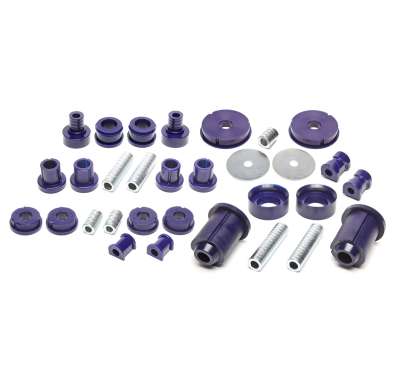 Ta Technix Pu-Bujes Kit Eje Delantero / Trasero 37 Piezas Eje Estabilizador Delantero ø 19mm Juego De Rodamientos Formados Excén