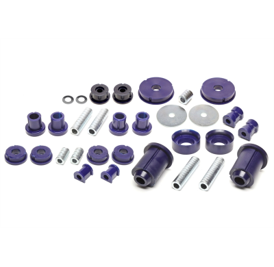 Ta Technix Pu-Kit Casquillos Eje Delantero / Trasero 37 Piezas Eje Estabilizador Delantero ø 21mm Estabilizador Eje Trasero ø 16