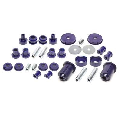 Ta Technix Pu-Bujes Kit Eje Delantero / Trasero 37 Piezas Eje Estabilizador Delantero ø 21mm Cojinete Formado Excéntricamente (F