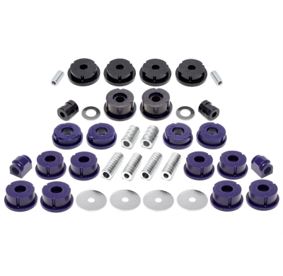 Ta Technix Pu Bushing Kit 38 Piezas Eje Delantero / Trasero Va Estabilizador ø 25 Mm Ha Estabilizador ø 19 Mm  Valido Para Bmw 3