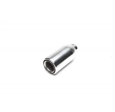 Tubo de escape TA Technix acero inoxidable 76 mm / 45 mm redondo, longitud: 168 mm, conexión: 47 mm Diámetro exterior: 76 mm, di