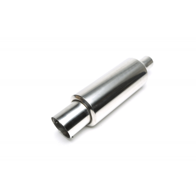 Escape trasero TA Technix inox sport universal 100 / 45mm redondo / afilado / biselado  acero inoxidable pulido Universalmen