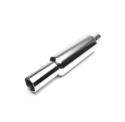 Escape trasero TA Technix inox sport universal 100mm redondo / embridado  acero inoxidable pulido Universalmente utilizable