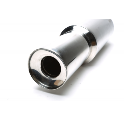 Escape trasero deportivo TA Technix inox universal 112 / 60mm redondo  acero inoxidable pulido Uso universal Conexión: 63,5m