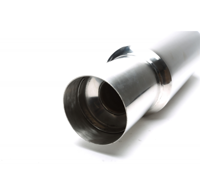 Silenciador trasero TA Technix inox sport universal 115mm redondo / afilado  acero inoxidable muy pulido Uso universal Conexión: