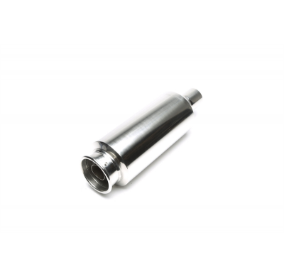 Silenciador trasero deportivo TA Technix inox universal 115 / 45mm redondo / embridado / silenciador en tubo de escape  acero in