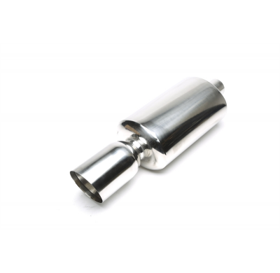 Escape trasero TA Technix inox sport universal 115mm redondo / afilado / biselado  acero inoxidable muy pulido Universalment