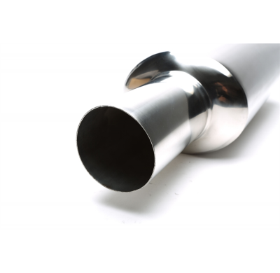 Escape trasero TA Technix inox sport universal 102mm redondo / afilado  acero inoxidable muy pulido Uso universal Conexión: