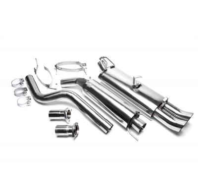 Sistema de acero inoxidable TA Technix Tubo de escape: 2x76 mm DTM con aprobación CE e1-0210792  Valido para: Opel Astra F-CC, T