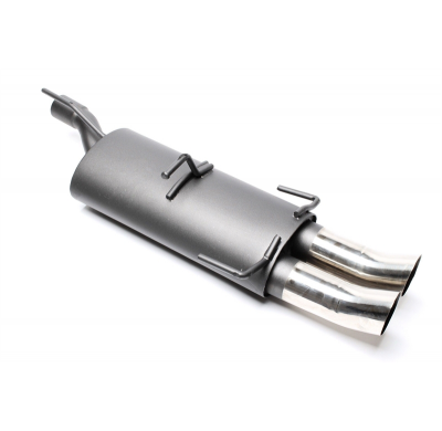 Silenciador trasero deportivo TA Technix Tubo de escape: 2x76 mm DTM con homologación CE e1-0210129  Valido para: Opel Astra F-C