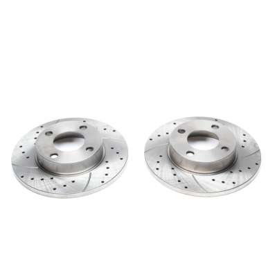 Juego de discos de freno deportivos TA Technix eje delantero perforado + ranurado#Número de comparación ZOEM: 443615301, 4316153