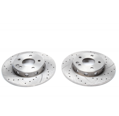 Juego De Discos De Freno Deportivos Ta Technix Eje Delantero Perforado + Ranurado Oem-Vergleichsnummer: 2024210212  Valido Para: