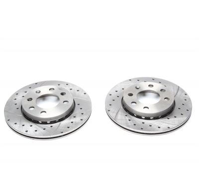 Juego de discos de freno deportivos TA Technix eje delantero perforado + ranurado + ventilado internamente OEM-Vergleichsnummer: