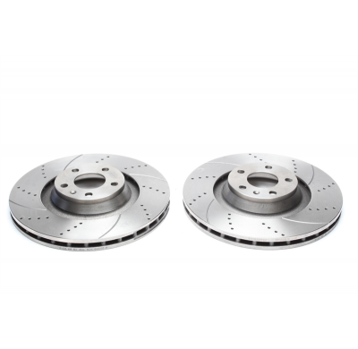 Juego de discos de freno deportivos TA Technix eje delantero perforado + ranurado + ventilado internamente OEM-Vergleichsnummer: