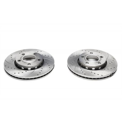 Juego de discos de freno deportivos TA Technix eje delantero perforado + ranurado + ventilado internamente#Número de comparación
