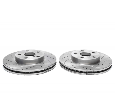 Juego de discos de freno TA Technix Sport eje delantero perforado + ranurado + ventilado internamente OEM-Vergleichsnummer: 4351