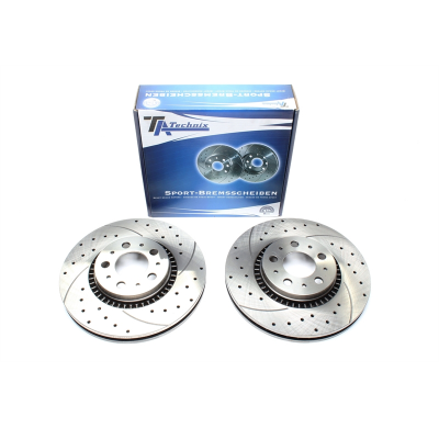 Juego de discos de freno deportivos TA Technix eje delantero perforado + ranurado + ventilado internamente#Número de comparación