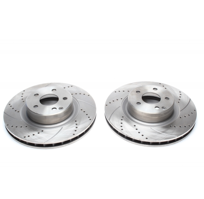 Juego De Discos De Freno Deportivos Ta Technix Eje Delantero Perforado + Ranurado + Ventilado Internamente#número De Comparación