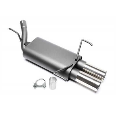 Escape trasero TA Technix sport Tubo de escape: 2x76mm redondo + embridado con homologación CE e1-0310508  Valido para: Opel