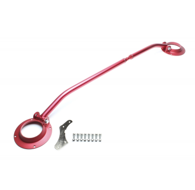 Ta Technix Aluminio Dome Strut Delantero Color: Rojo  Longitud Ajustable Por Rosca!  Valido Para: Seat Toledo (1l) Vw Golf Iii (