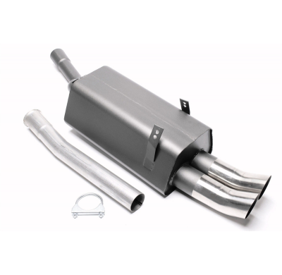 Silenciador trasero deportivo TA Technix Tubo de escape: 2x76 mm DTM con homologación CE e1-0310510  Valido para: BMW Serie 3 Se
