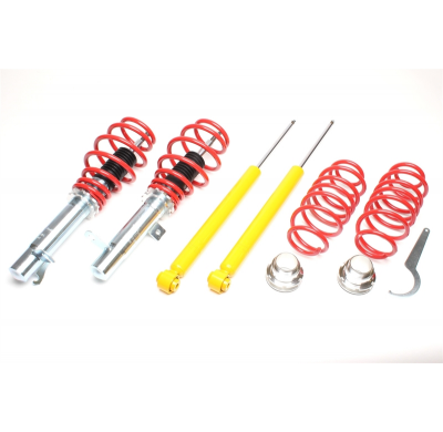 Suspensión Coilover Ta Technix El Elemento De Ajuste Se Encuentra Sobre El Resorte  Valido Para: Ford Fiesta V, Tipo Jh, Jd Incl