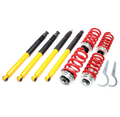 Suspensión Coilover Ta Technix El Elemento De Ajuste Del Eje Delantero Se Asienta Sobre El Resorte El Elemento De Ajuste Del Eje