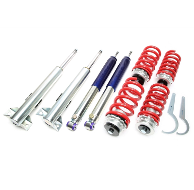 Suspensión Coilover De Dureza Ajustable Ta Technix El Elemento De Ajuste Del Eje Delantero Se Asienta Sobre El Resorte El Elemen