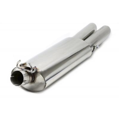 Escape trasero TA Technix  del sistema de escape racing RSG2E276SC  tubo de escape: 2x76mm redondo+afilado  Valido para: VW