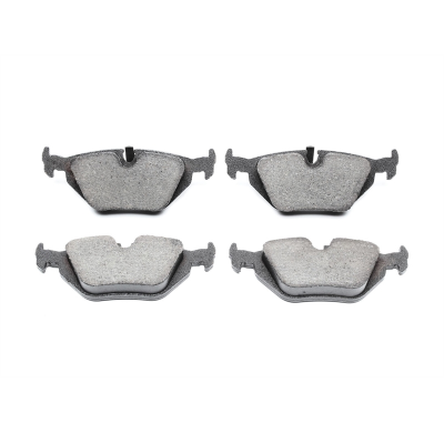 Juego de pastillas de freno Bosch para frenos de disco eje trasero Espesor/espesor 17,3 mm, Altura 43,7 mm, Ancho 1 123,1 mm, Si