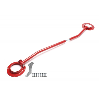 Refuerzo suspension delantera de acero TA Technix Color: rojo (recubrimiento de polvo) Longitud ajustable mediante rosca 16V/VR6