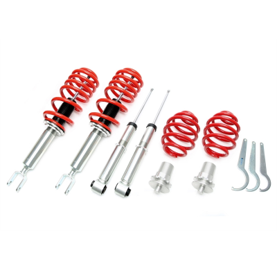 Suspensión Coilover Ta Technix - Versión Profunda El Elemento De Ajuste Se Asienta Sobre El Resorte  Valido Para: Audi A4 Sedan,